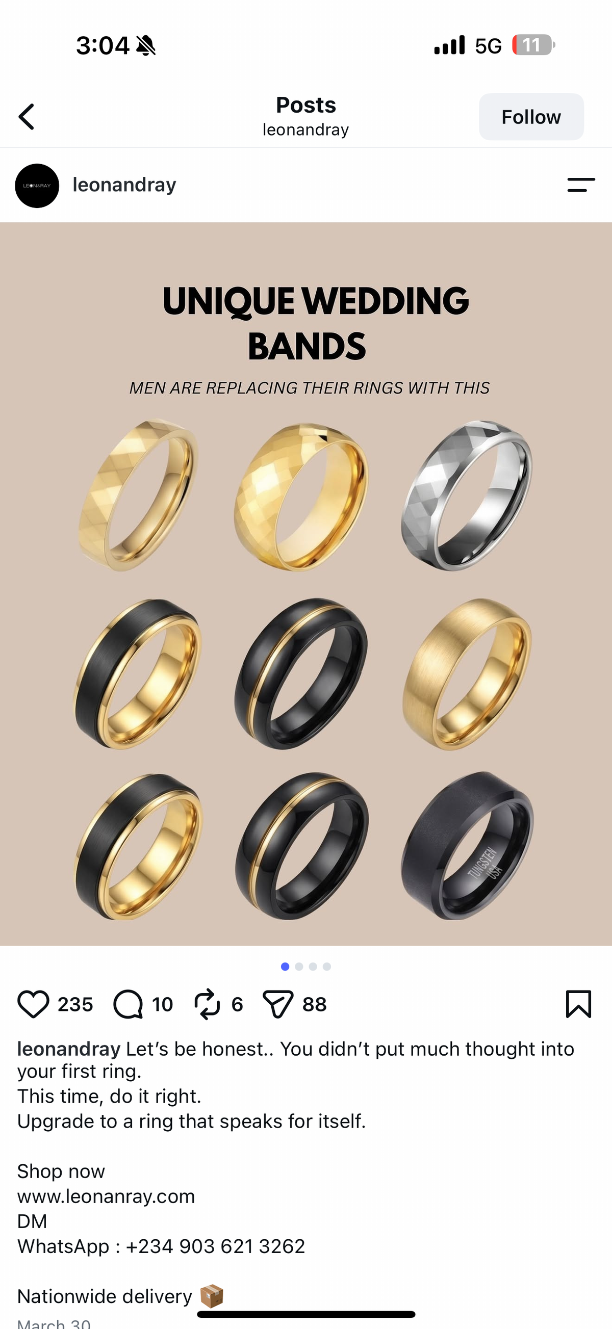Yellow rings